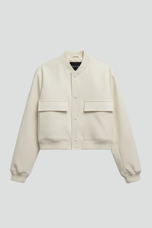 Lila | Chic Buttoned Jacket with Elastic Hem