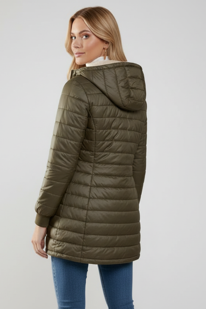 Lila | Chic Hooded Zip Jacket