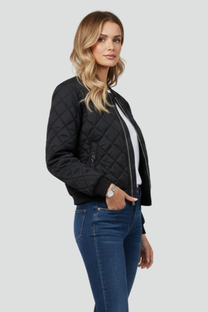Lila | Quilted Zip-Up Jacket