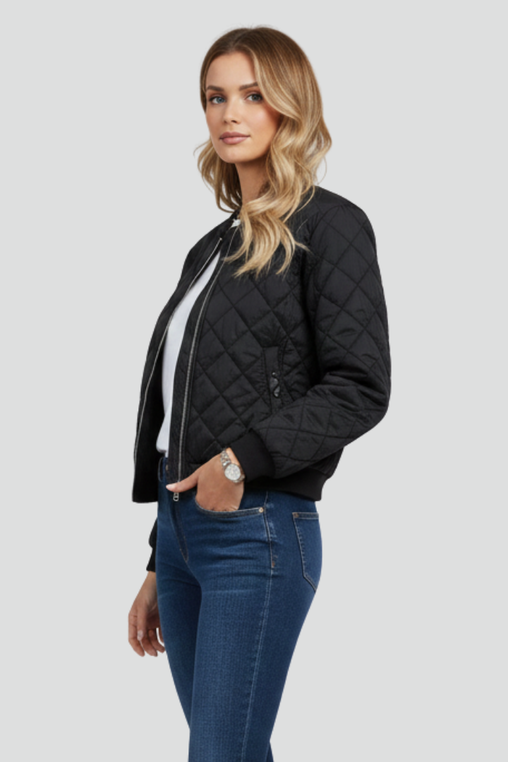 Lila | Quilted Zip-Up Jacket