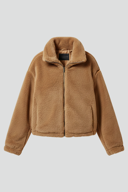 Luna | Textured Zipper Jacket