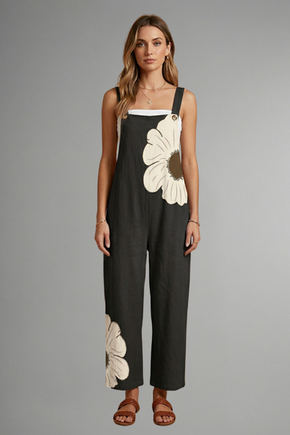 Lila | Chic Wide-Leg Jumpsuit with Adjustable Straps
