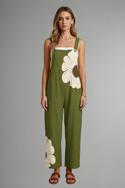 Lila | Chic Wide-Leg Jumpsuit with Adjustable Straps