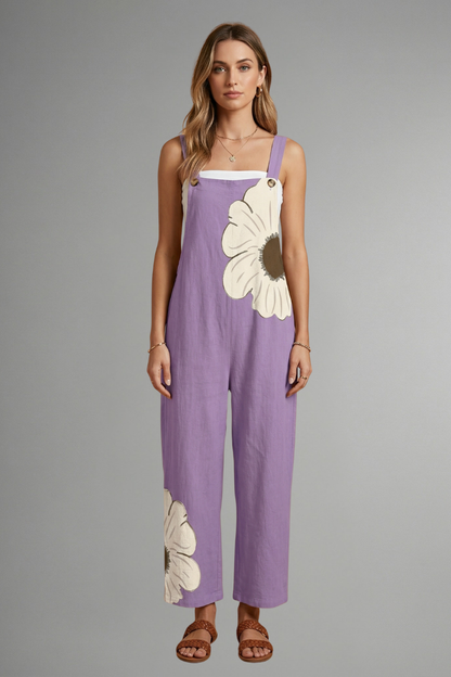 Lila | Chic Wide-Leg Jumpsuit with Adjustable Straps