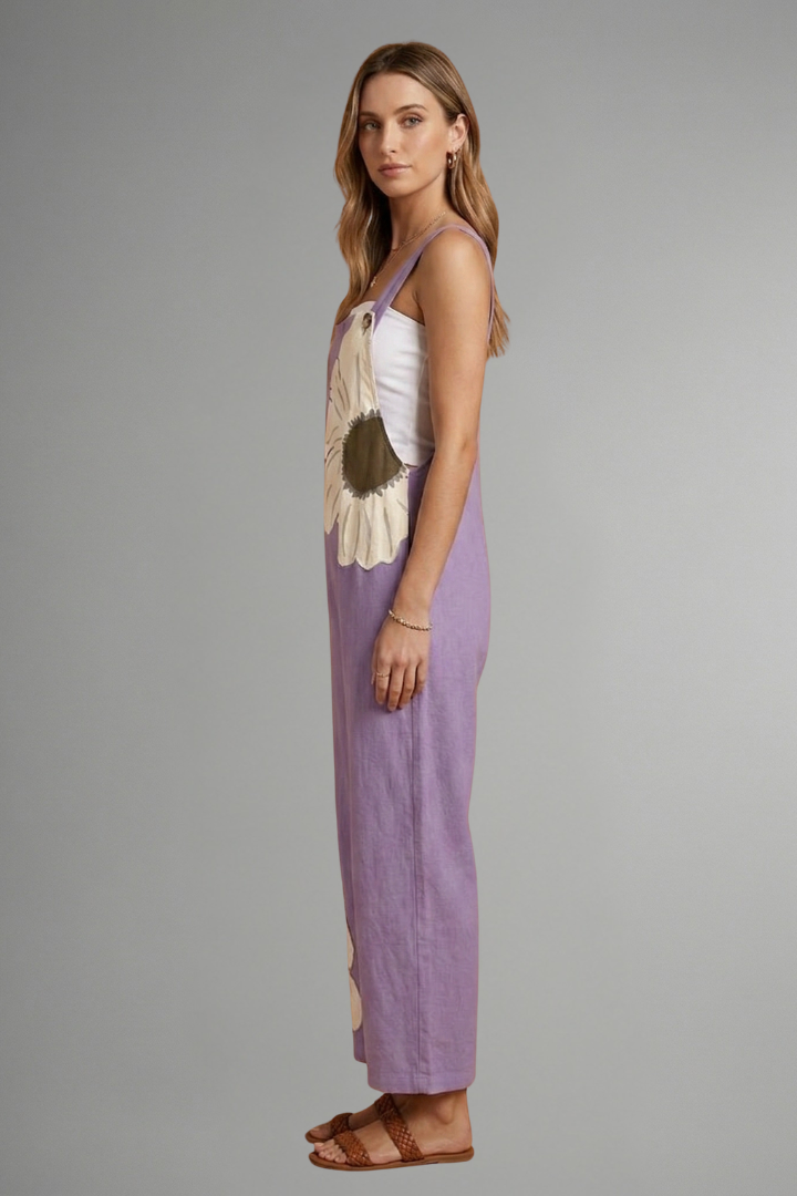 Lila | Chic Wide-Leg Jumpsuit with Adjustable Straps