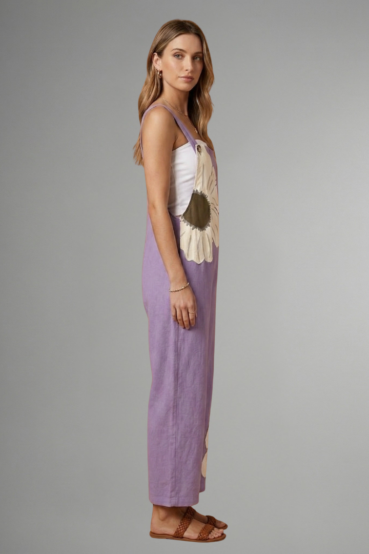 Lila | Chic Wide-Leg Jumpsuit with Adjustable Straps