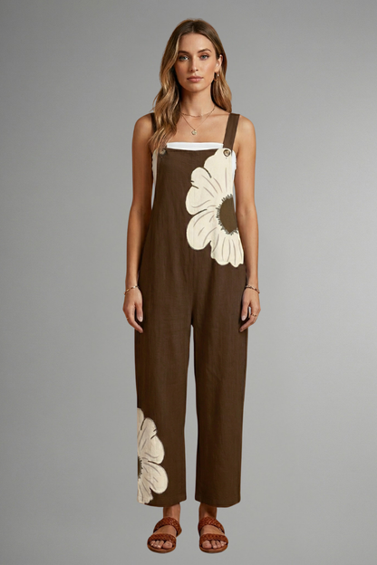 Lila | Chic Wide-Leg Jumpsuit with Adjustable Straps