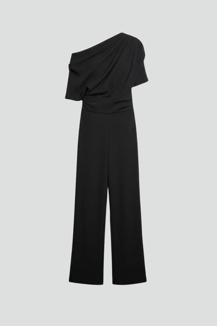 Lila | Asymmetric Neckline Jumpsuit