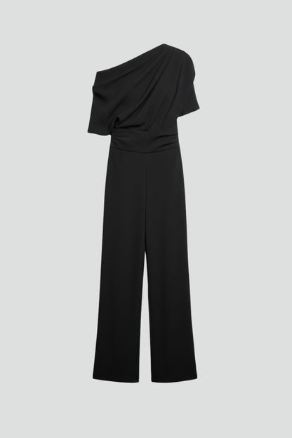 Lila | Asymmetric Neckline Jumpsuit