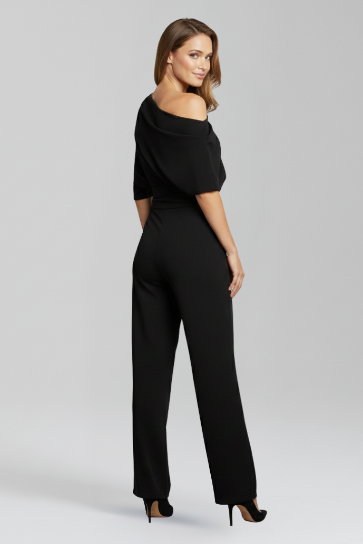 Lila | Asymmetric Neckline Jumpsuit