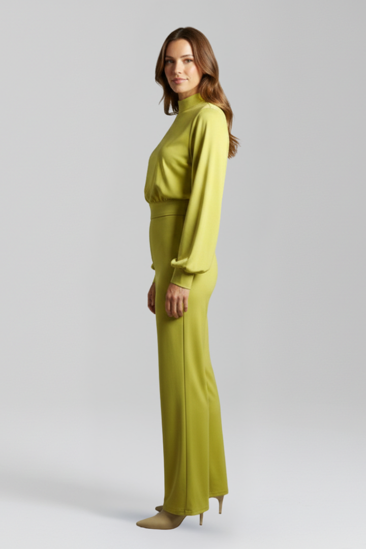 Lena | Chic Half Collar Long Sleeve Jumpsuit