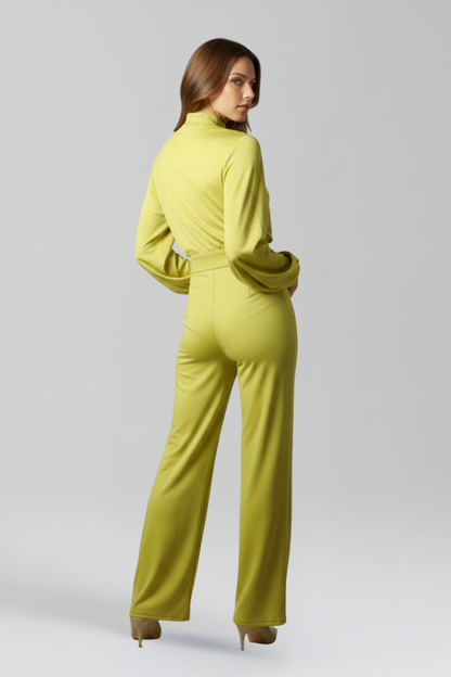 Lena | Chic Half Collar Long Sleeve Jumpsuit