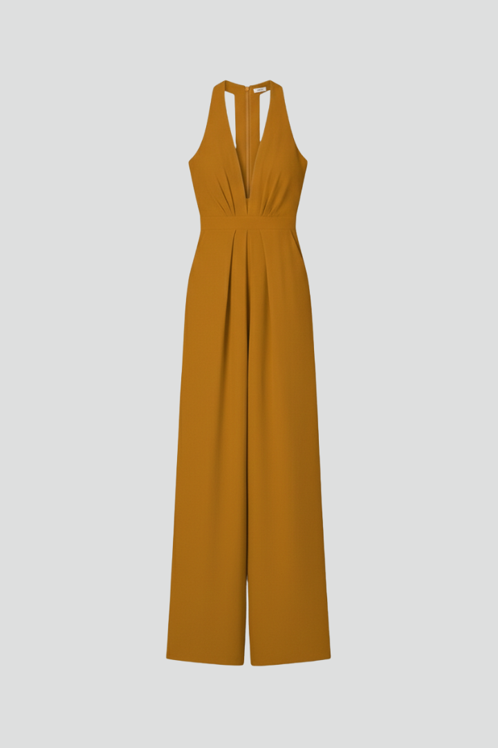 Lila | Halter Neck Wide-Leg Jumpsuit