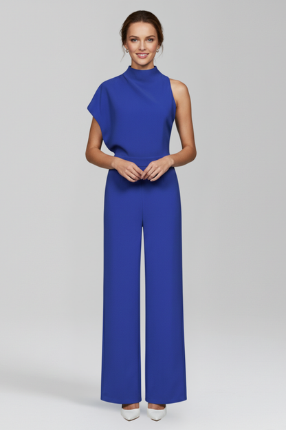 Vivienne | High Neck Wide-Leg Jumpsuit