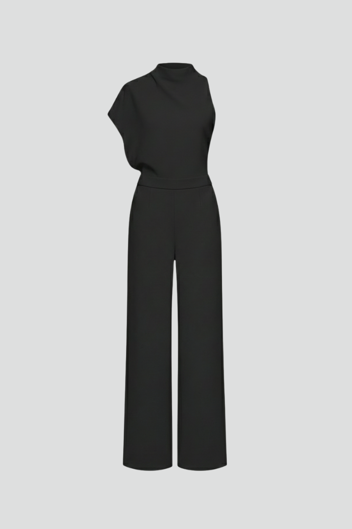 Vivienne | High Neck Wide-Leg Jumpsuit