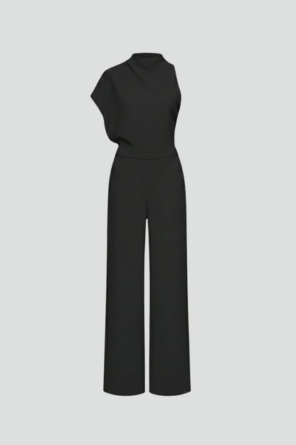 Vivienne | High Neck Wide-Leg Jumpsuit