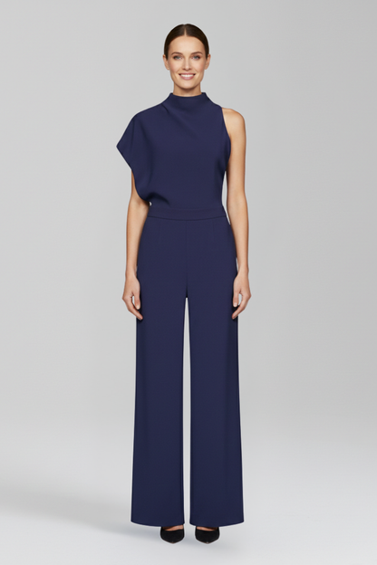 Vivienne | High Neck Wide-Leg Jumpsuit