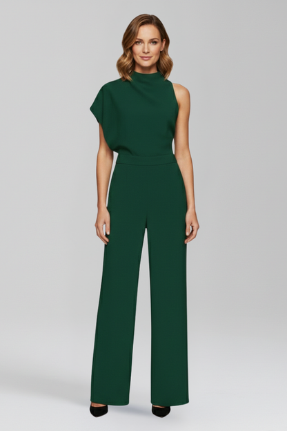 Vivienne | High Neck Wide-Leg Jumpsuit