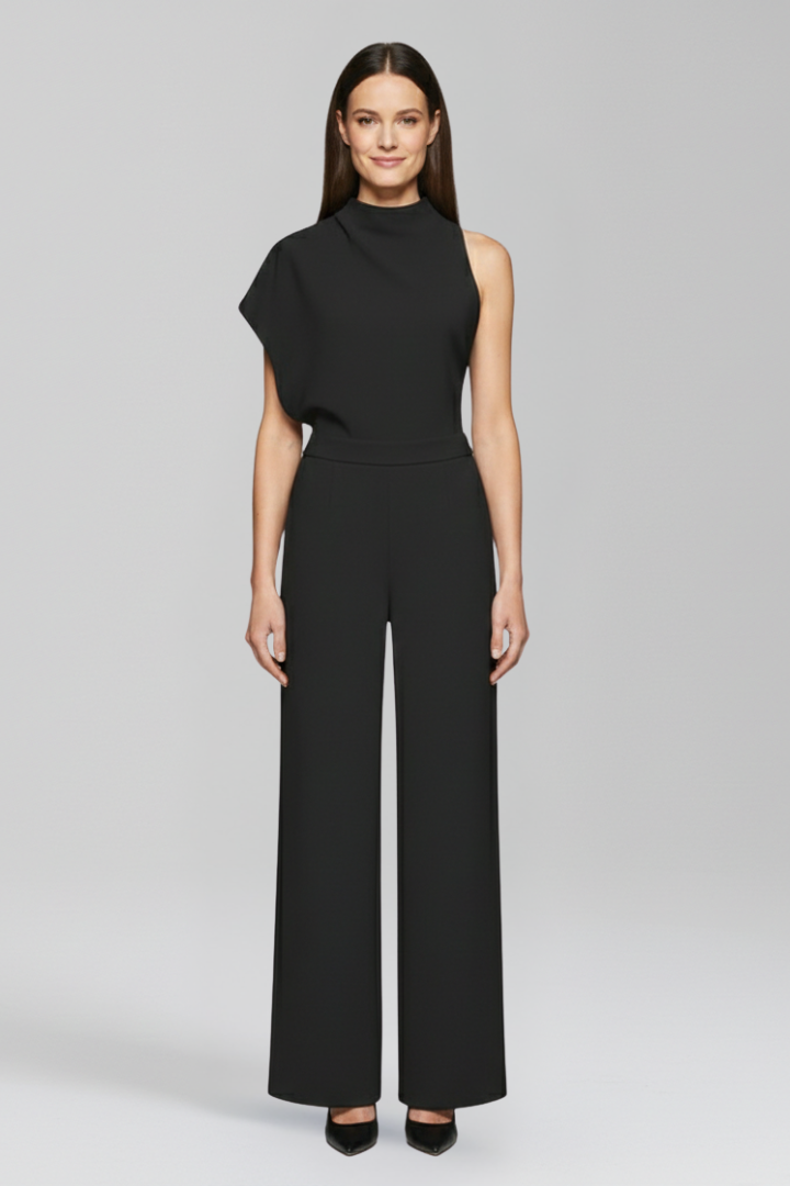 Vivienne | High Neck Wide-Leg Jumpsuit