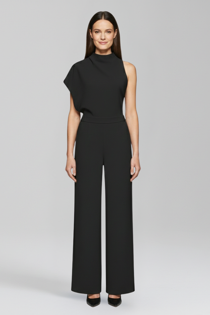 Vivienne | High Neck Wide-Leg Jumpsuit