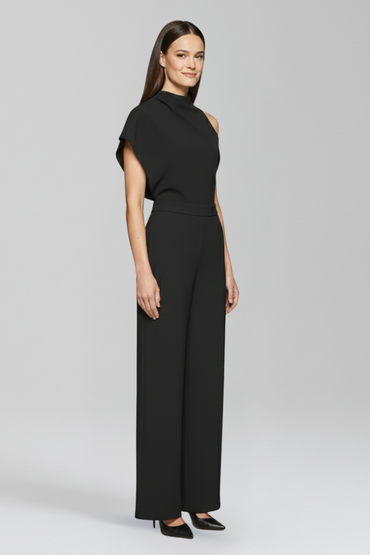 Vivienne | High Neck Wide-Leg Jumpsuit