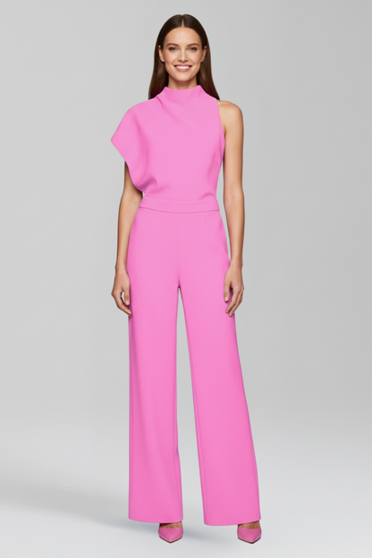 Vivienne | High Neck Wide-Leg Jumpsuit