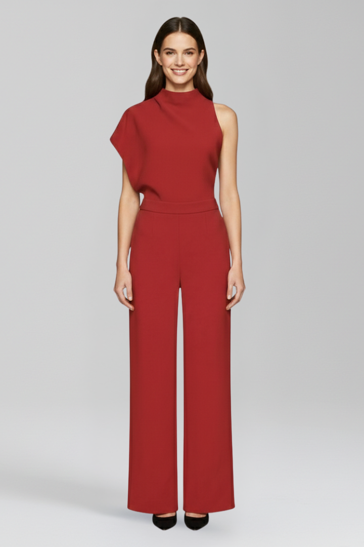 Vivienne | High Neck Wide-Leg Jumpsuit