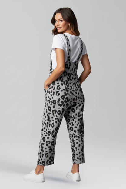 Lila | Printed Scoop Neck Jumpsuit