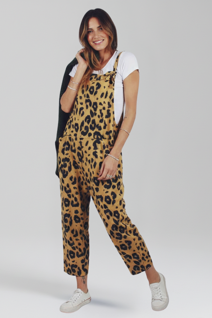 Lila | Printed Scoop Neck Jumpsuit