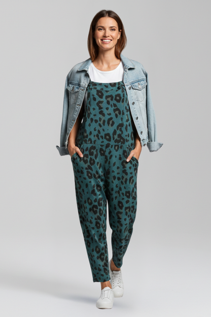 Lila | Printed Scoop Neck Jumpsuit