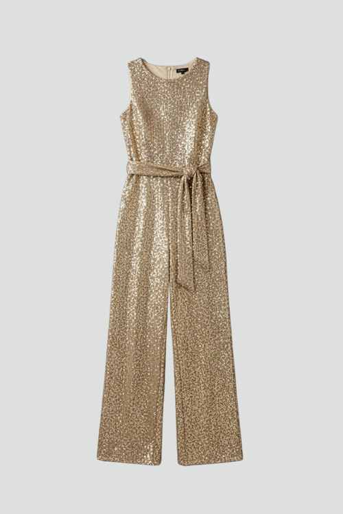Lila | Sequin-Embellished Straight-Leg Jumpsuit