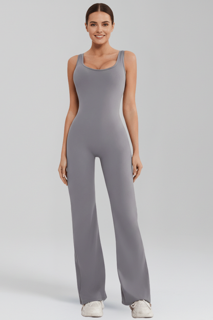 Lila | Sleek Sleeveless Wide-Leg Jumpsuit