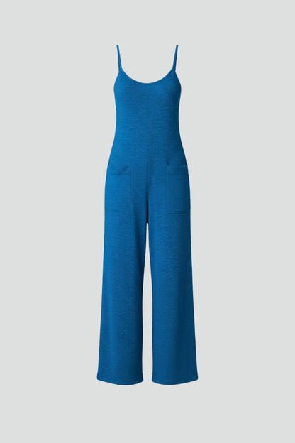 Lila | Elegant Spaghetti Strap Jumpsuit with Pockets