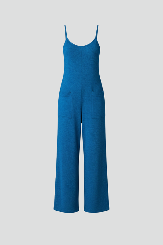 Lila | Elegant Spaghetti Strap Jumpsuit with Pockets