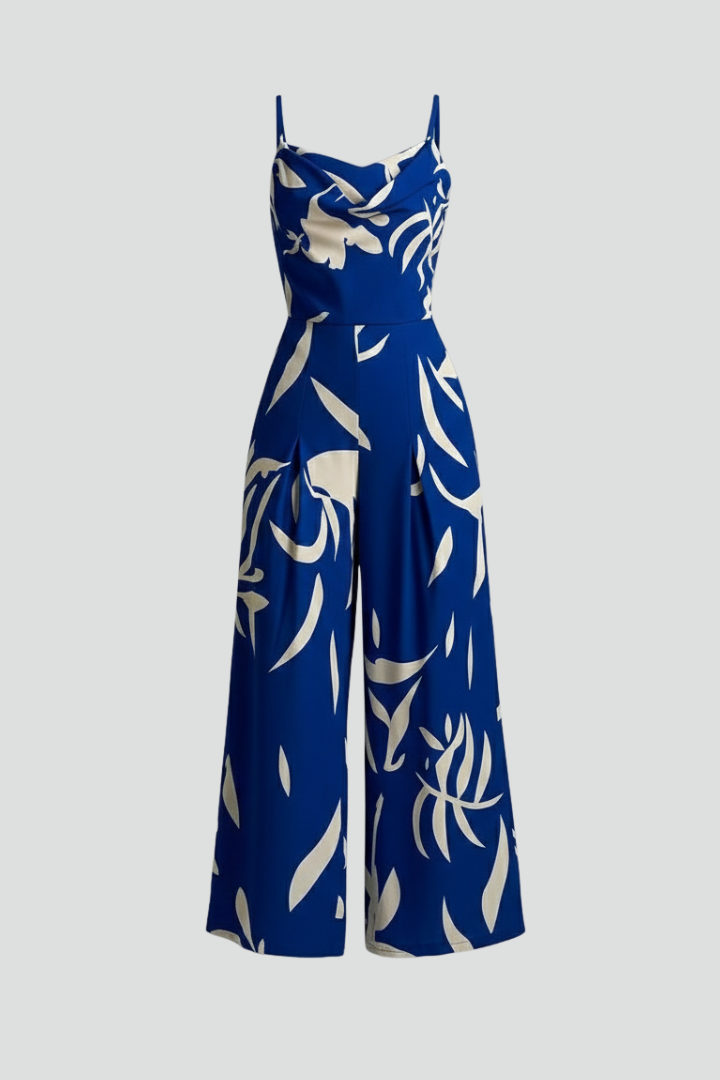 Lila | Chic Spaghetti Strap Wide-Leg Jumpsuit