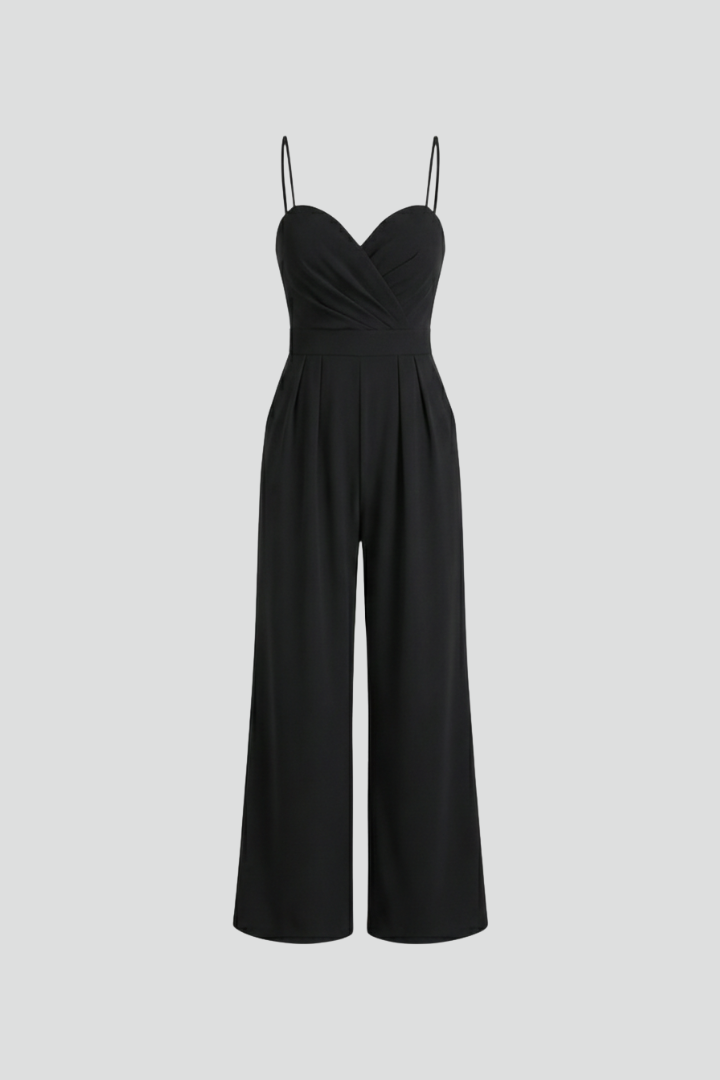 Lila | Chic Spaghetti Strap Wide-Leg Jumpsuit