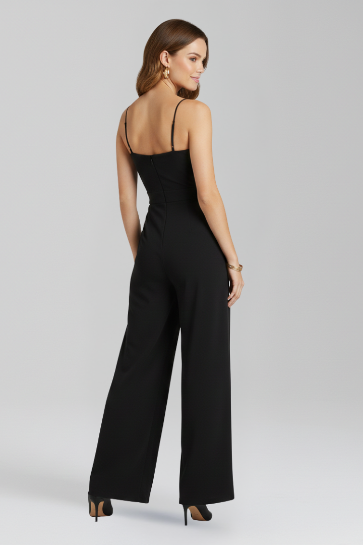 Lila | Chic Spaghetti Strap Wide-Leg Jumpsuit