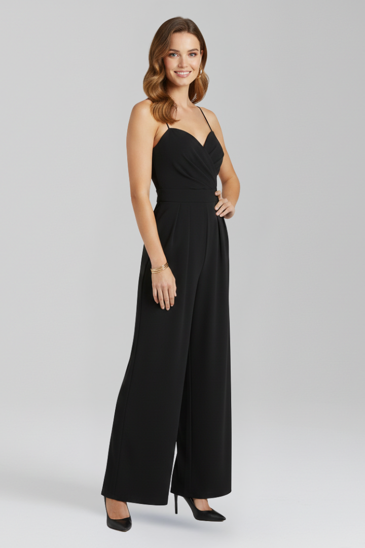 Lila | Chic Spaghetti Strap Wide-Leg Jumpsuit