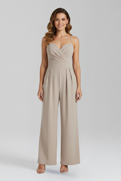 Lila | Chic Spaghetti Strap Wide-Leg Jumpsuit