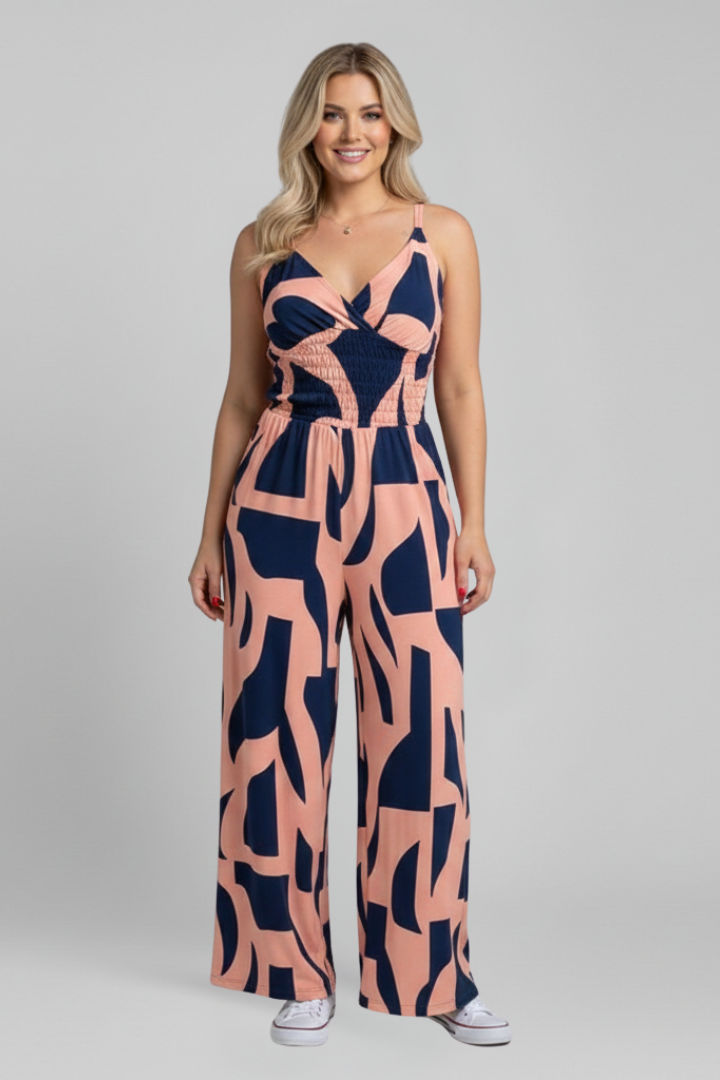 Lila | Chic Spaghetti Strap Wide-Leg Jumpsuit