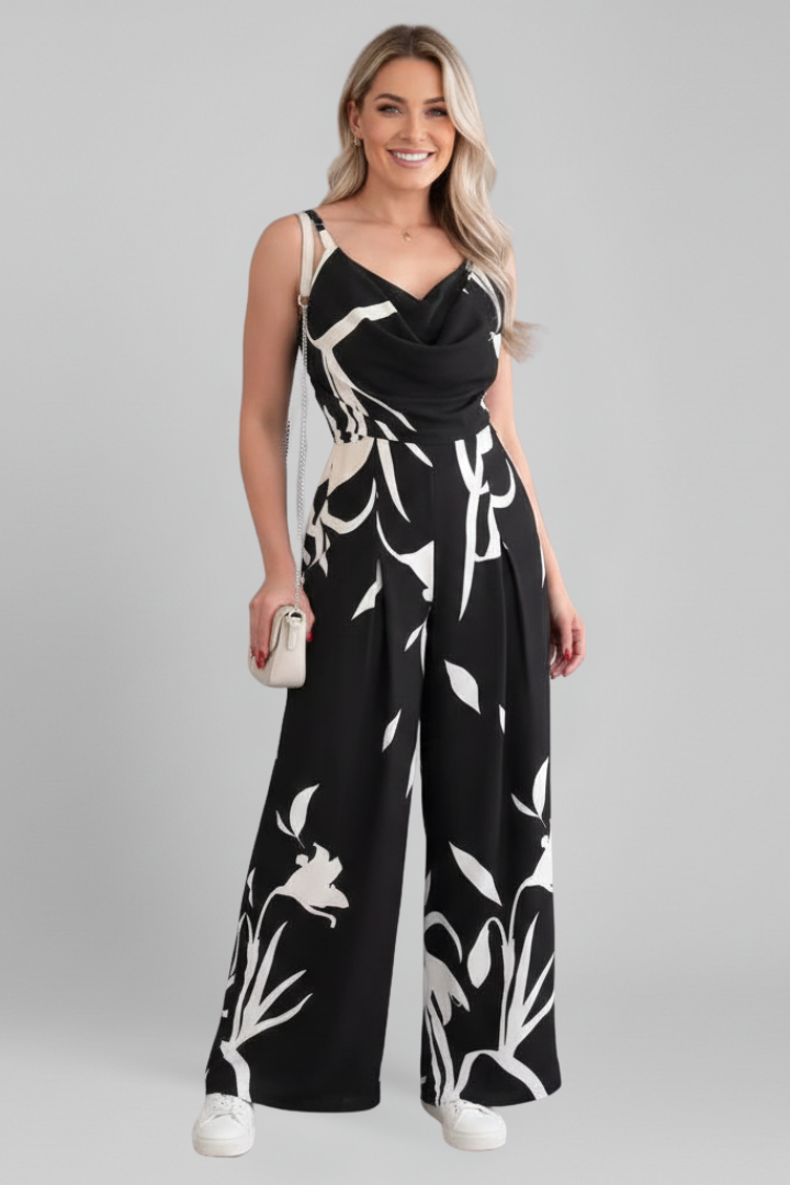 Lila | Chic Spaghetti Strap Wide-Leg Jumpsuit