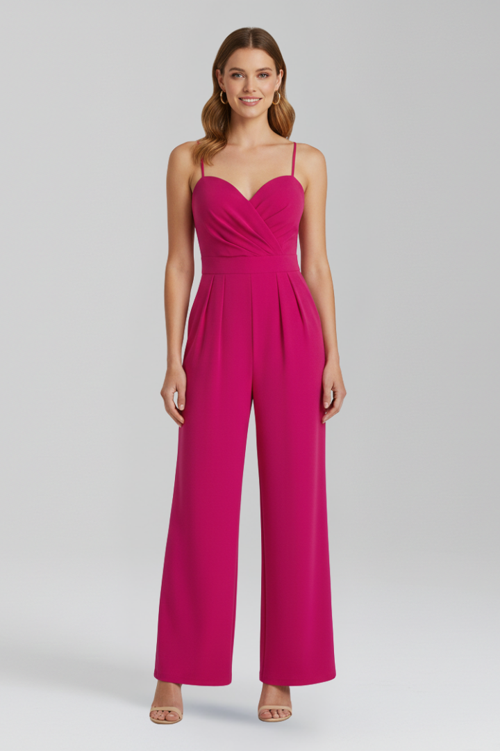 Lila | Chic Spaghetti Strap Wide-Leg Jumpsuit