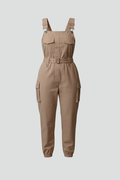 Lila | Elegant Square Neck Jumpsuit with Adjustable Straps