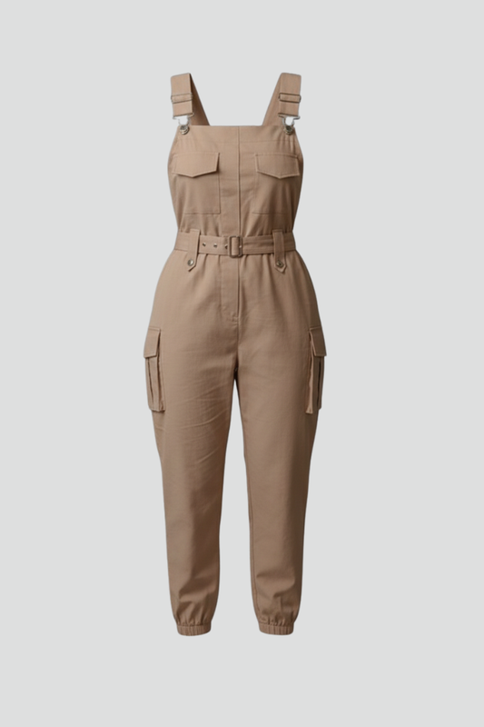 Lila | Elegant Square Neck Jumpsuit with Adjustable Straps