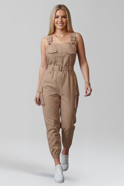 Lila | Elegant Square Neck Jumpsuit with Adjustable Straps