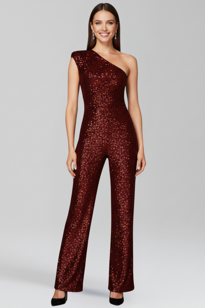 Lila | Textured Strapless Jumpsuit