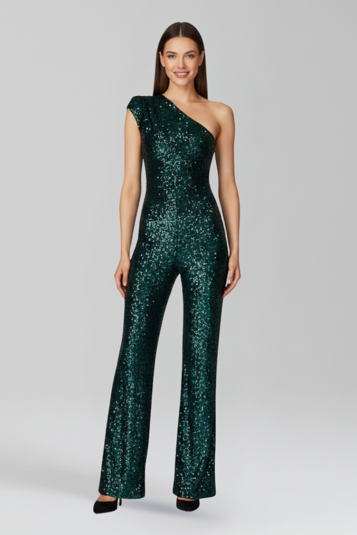 Lila | Textured Strapless Jumpsuit