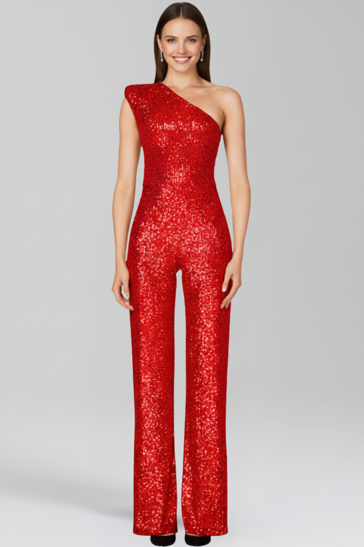 Lila | Textured Strapless Jumpsuit