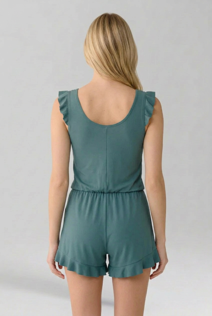Lila | V Neck Floral Jumpsuit