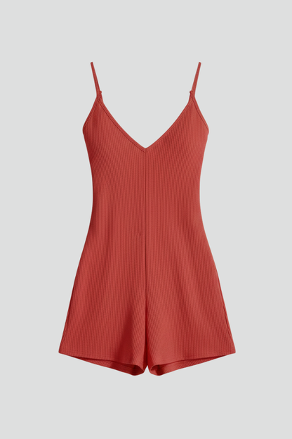 Lena | V Neck Jumpsuit with Side Pockets